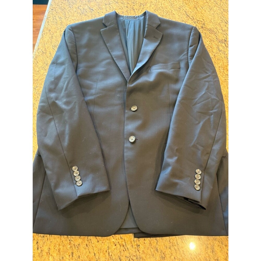 Lauren Ralph Lauren Men's Black Two-Button Sport Coat and pants set 100% wool
